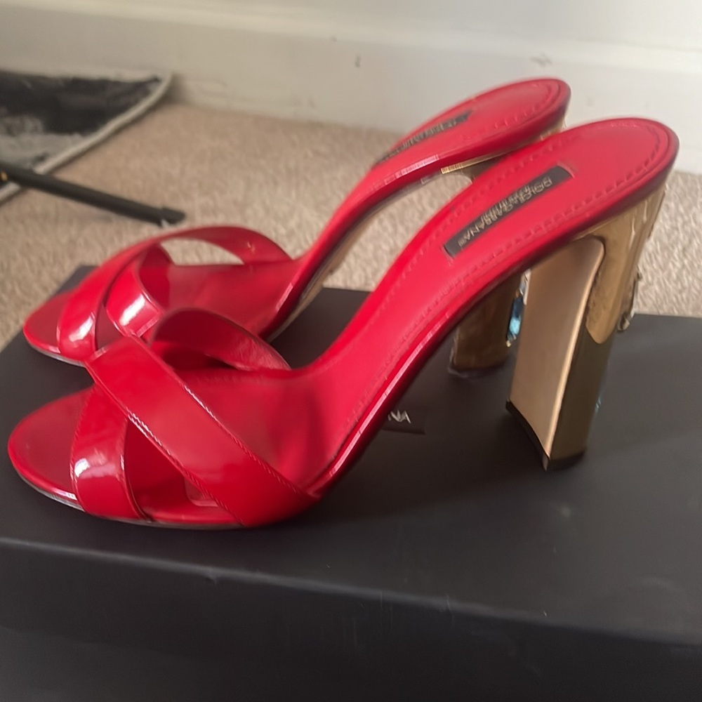 Dolce & Gabbana Red Heels - Picture 2 of 6